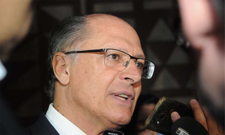 Alckmin diz que é o candidato da conciliação e defende entendimento entre poderes - Marcos Vieira/E.M/D.A Press