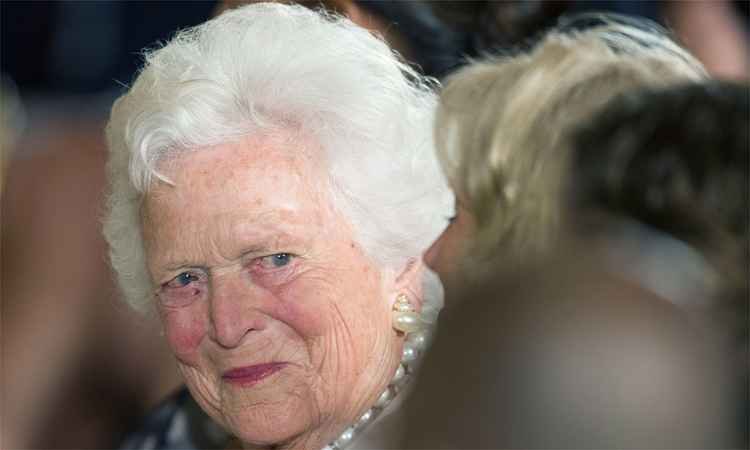 Morre aos 92 anos a ex-primeira-dama Barbara Bush - AFP / Jim WATSON 