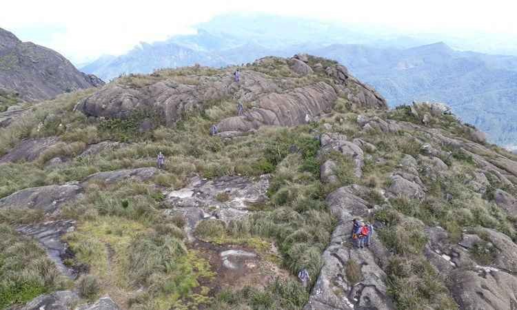 Corredor francês desaparece em pico na Serra da Mantiqueira - Corpo de Bombeiros/ Divulgação