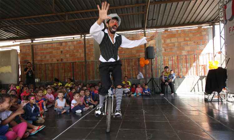 Jornada Solidária promove manhã com diversão e oficina gastronômica em creche de BH - Edésio Ferreira/EM/DA Press