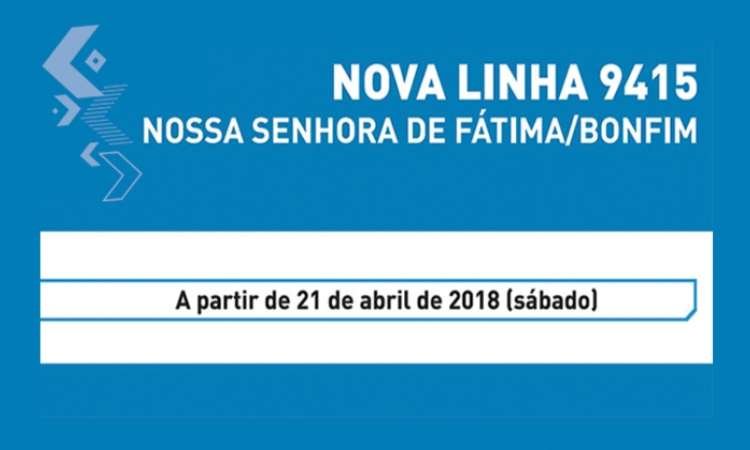 Belo Horizonte terá nova linha de ônibus a partir deste sábado - Reprodução/BHTrans.