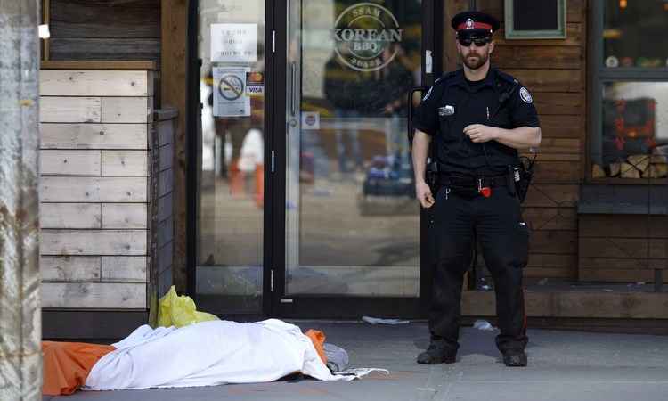 Atropelamento em Toronto deixa nove mortos e 16 feridos, diz polícia - Cole Burston/Getty Images/AFP / AFP / GETTY IMAGES NORTH