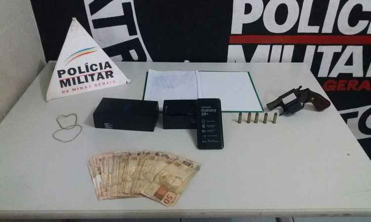 Polícia prende dono de loja de shopping popular suspeito de roubo de celulares em BH - Polícia Militar/ Divulgação