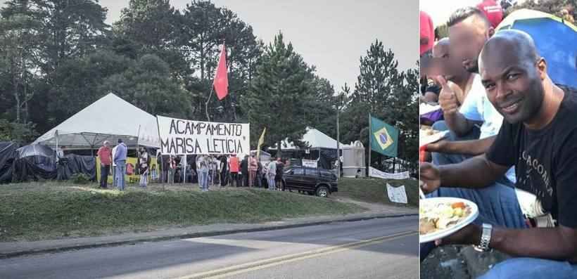 Sindicalista ferido em acampamento pró-Lula em Curitiba tem alta da UTI - Gibran Mendes/Divulgação