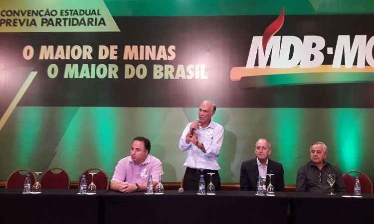 MDB decide hoje por candidatura própria ao governo de Minas ou aliança - Isabella Souto/EM/D.A.Press