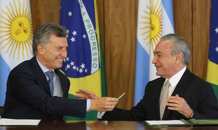 Temer sanciona lei que institui o ''Dia da Amizade Brasil-Argentina'' - Antonio Cruz/ Agência Brasil