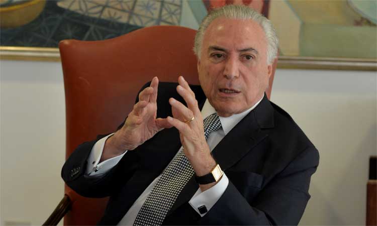Temer defende pacto entre candidatos de centro a Presidente da República - Marcelo Ferreira/CB/D.A Press