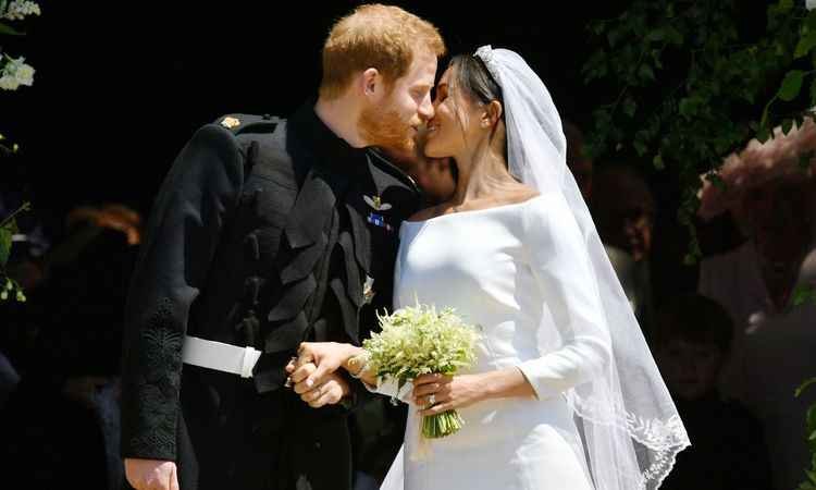 Príncipe Harry e Meghan Markle estão oficialmente casados -  / AFP / POOL / Ben Birchall 