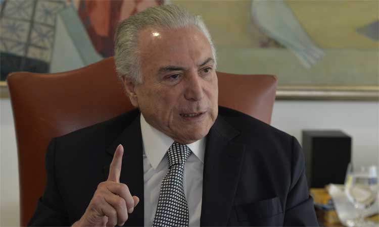 Temer desiste da reeleição e anuncia apoio a Meirelles para a presidência da República - Marcelo Ferreira/CB/D.A Press