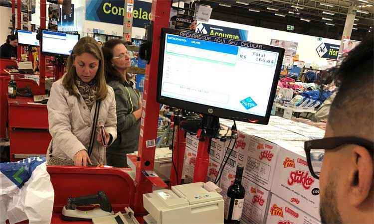 Inovação nos supermercados reduz a fila no caixa - Sam's Club/Divulgação