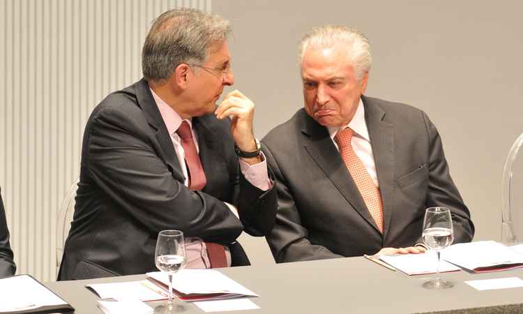 Pimentel culpa Temer por dificuldade financeira e protesto de servidores - Marcos Vieira/EM/D.A Press