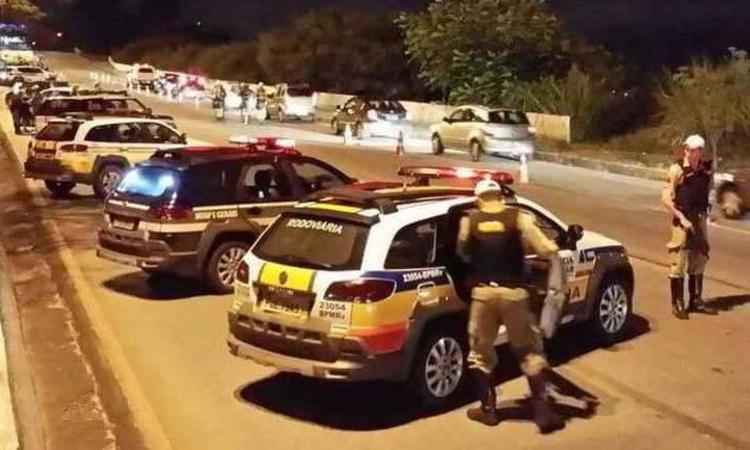 Operações da Lei Seca flagram motoristas em situação de crime de trânsito - Marcos Vieira/EM/D.A.Press