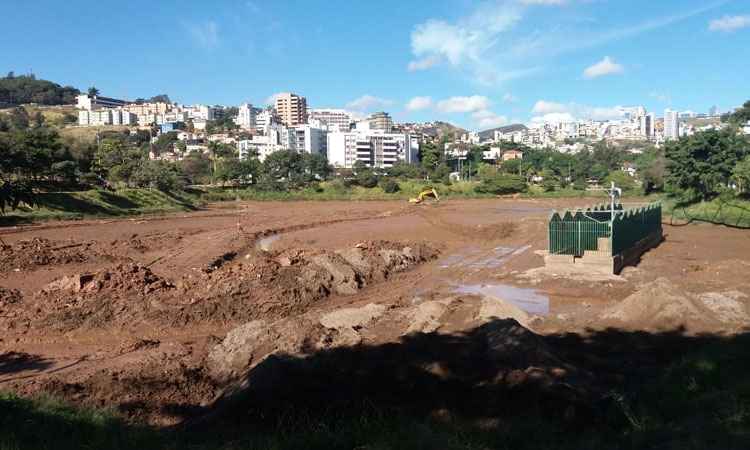 Barragem Santa Lúcia é esvaziada para desassoreamento  - Ney Soares/EM/DA Press