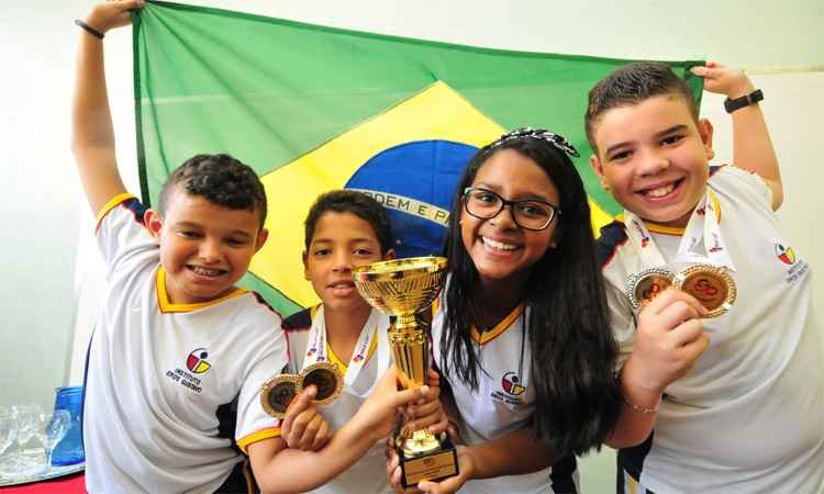 Mineiros conquistam 1º lugar em competições internacionais de conhecimento - Gladyston Rodrigues/EM/DA Press