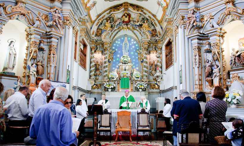 Apoio de dom Walmor reforça campanha pela restauração do mosteiro de Macaúbas, em Santa Luzia - Marcos Ikeda/Esp.EM