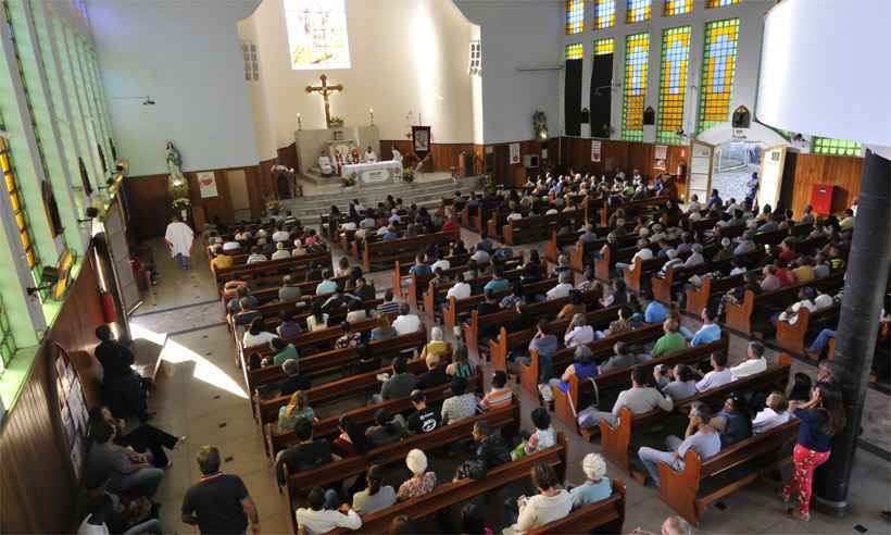 No dia de São Cristóvão, padre pede 'cautela e prudência' aos motoristas - Juarez Rodrigues/EM/DA Press