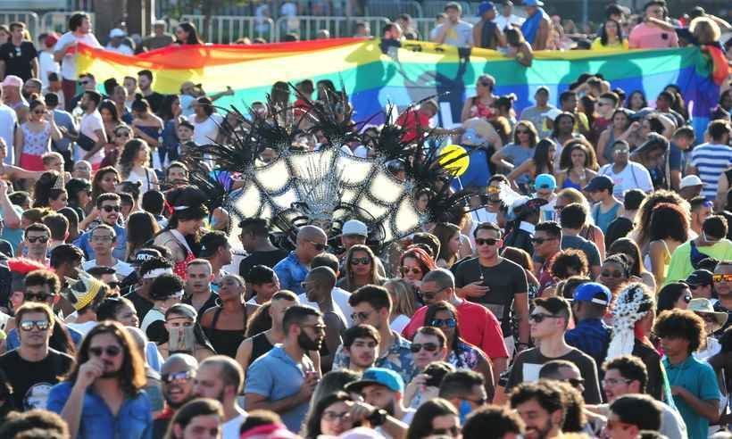 Parada do Orgulho LGBT de BH atrai cada vez mais turistas à capital - Gladyston Rodrigues/EM/D.A Press