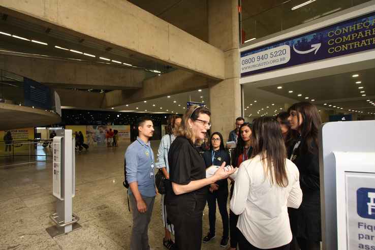 Blitzes em aeroportos mostram irritação com taxa de bagagem e queda da qualidade dos serviços - Edesio Ferreira/EM/D.A Press