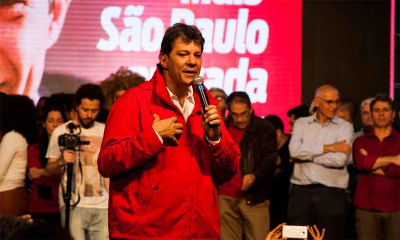 Fernando Haddad diz que PT não ficará 'isolado' de alianças - JOEL NOGUEIRA