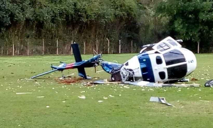 Helicóptero cai com o governador do Espírito Santo a bordo - Divulgação 