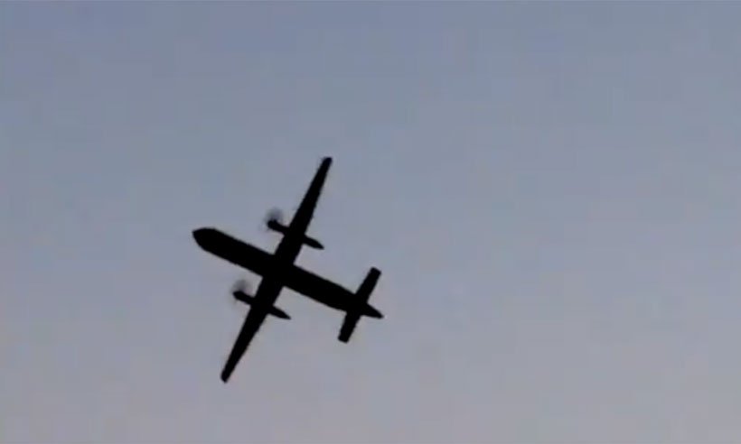 Avião roubado nos Estados Unidos mobiliza autoridades e cai em ilha - Reprodução da internet/Twitter