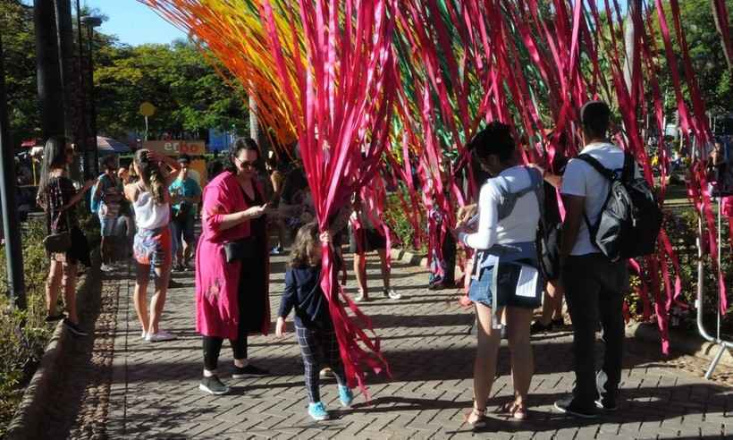 Festival Verbogentileza reúne 5 mil pessoas na Praça Floriano Peixoto  - Paulo Filgueira/EM/D.A Press