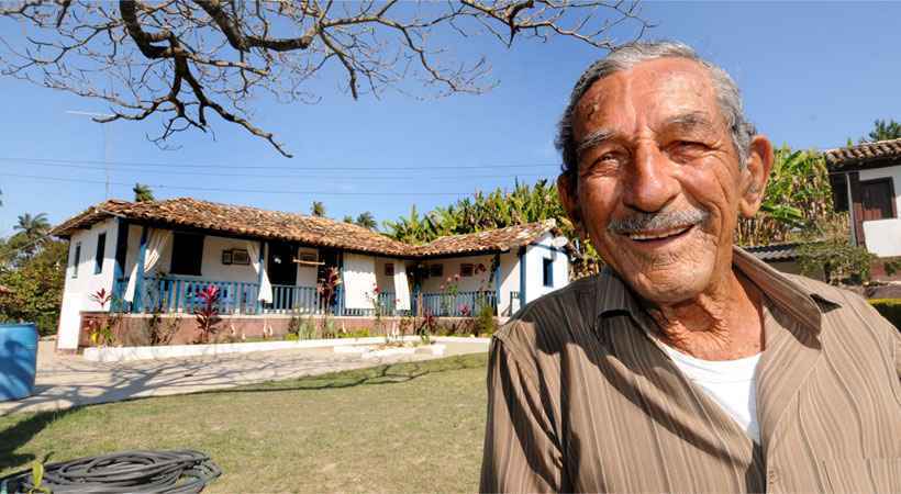 No Dia dos Pais, conheça histórias de centenários que ainda aprendem com os filhos - Beto Novaes/EM/D.A Press