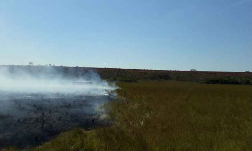 Fumaça invade cidade e causa problemas respiratórios na população - Corpo de Bombeiros/Divulgação