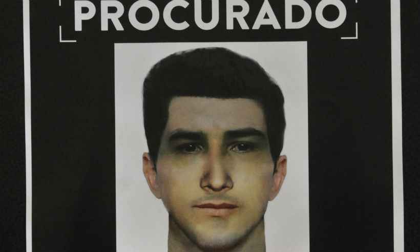 Polícia divulga retrato falado de suspeito de estuprar jovem na Região Centro-Sul de BH - Juarez Rodrigues/EM/D.A Press