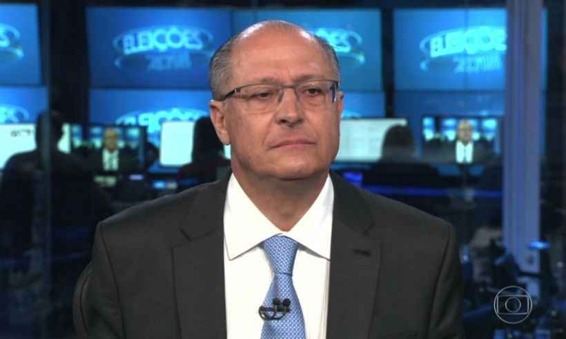 Alckmin diz que vai acabar com saidinhas de presos, caso eleito presidente - Reprodução da Internet/TV Globo 