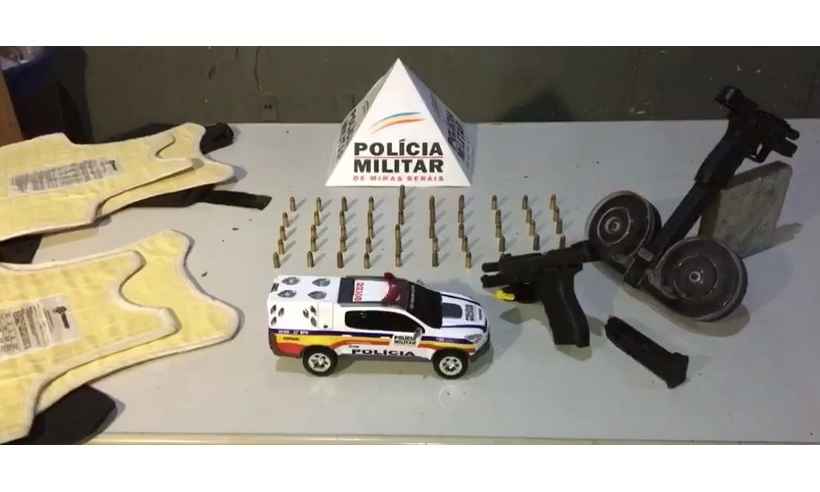 Polícia apreende carregador que transforma pistola em metralhadora - Divulgação/PMMG