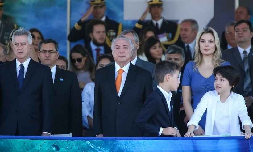 Temer é vaiado na chegada ao desfile de 7 de setembro - Marcos Corrêa/Presidência da República