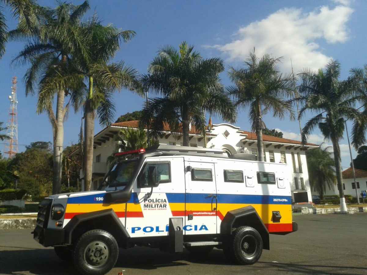 PM terá veículos blindados para combater ataques a bancos em Minas - Polícia Militar/Divulgação