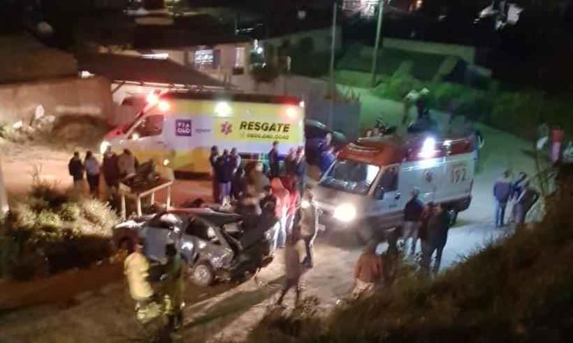 Acidente deixa um morto e outro ferido na BR-040  - reprodução/WhatsApp