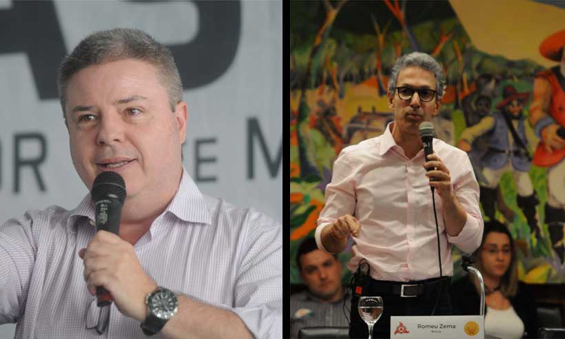 Candidato  Romeu Zema dará entrevista ao vivo no Estado de Minas às 17h - Leandro Couri/EM/D.A Press e Tulio Santos/EM/D.A Press