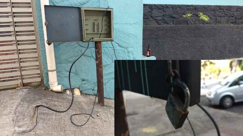 Caixa de comando elétrico de empresa é arrombada e roubada no Funcionários - Mateus Parreiras/EM/D.A. Press