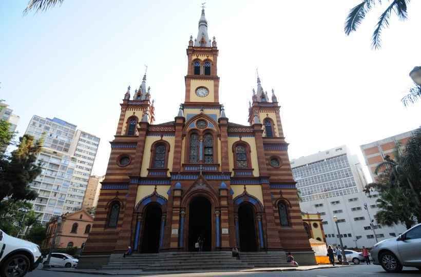 Restauração da Igreja São José, no Centro de BH, está quase no fim - Leandro Couri/EM/D.A Press