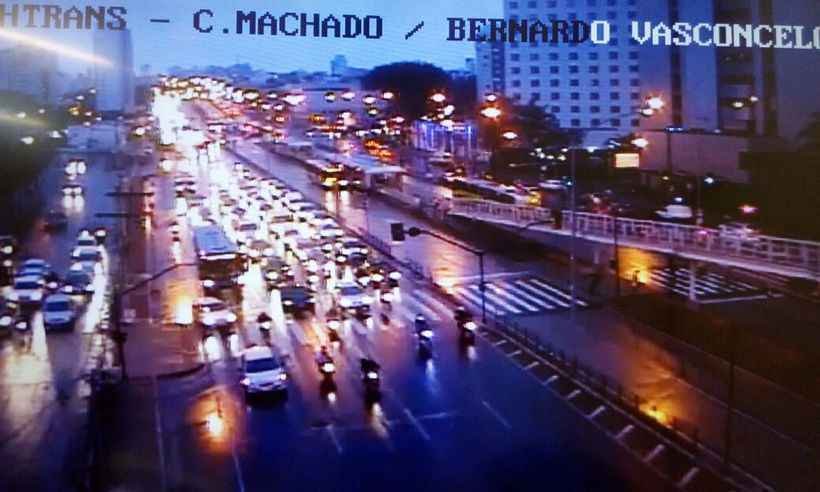 Chuva afeta volta para casa em Belo Horizonte - Reprodução/ BHTrans