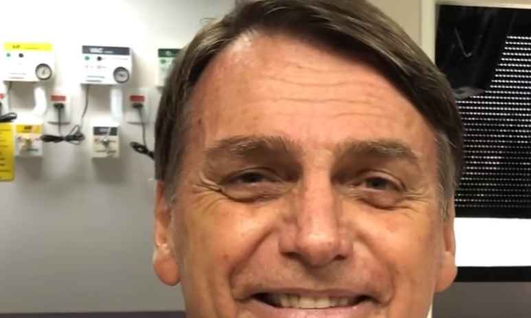 Em novo vídeo, Bolsonaro diz que deve ter alta até o final do mês - Reprodução/Internet