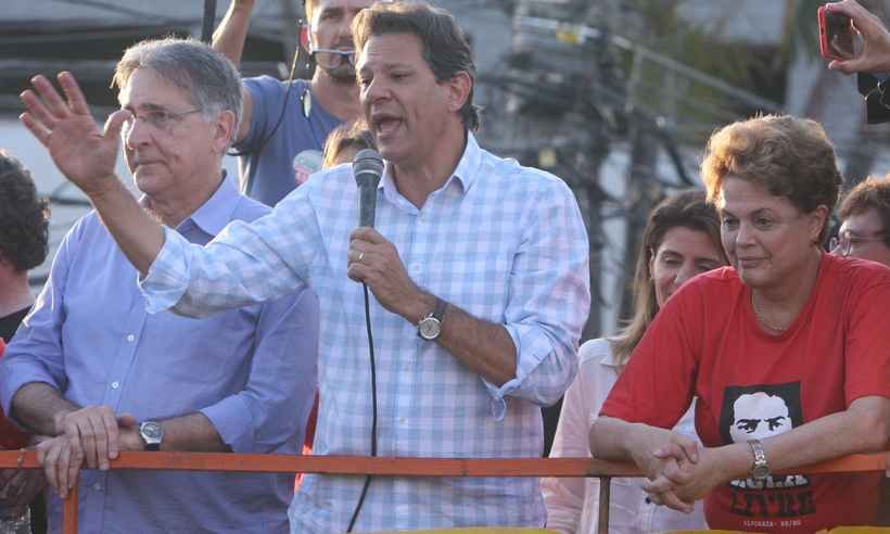Campanha de Haddad promete 'ocupar' MG até domingo da eleição - Edesio Ferreira/EM/D.A Press.