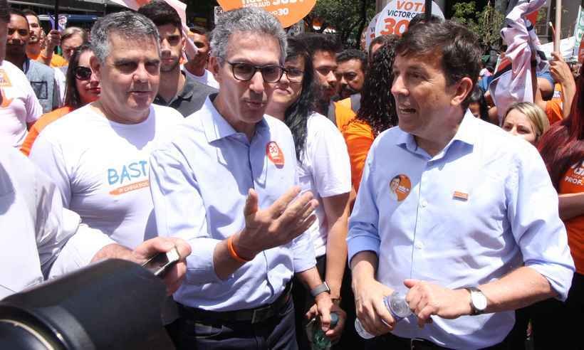 Em BH, Amoêdo e Zema dizem que no segundo turno estarão 'contra o PT' - Edesio Ferreira/EM/D.A Press