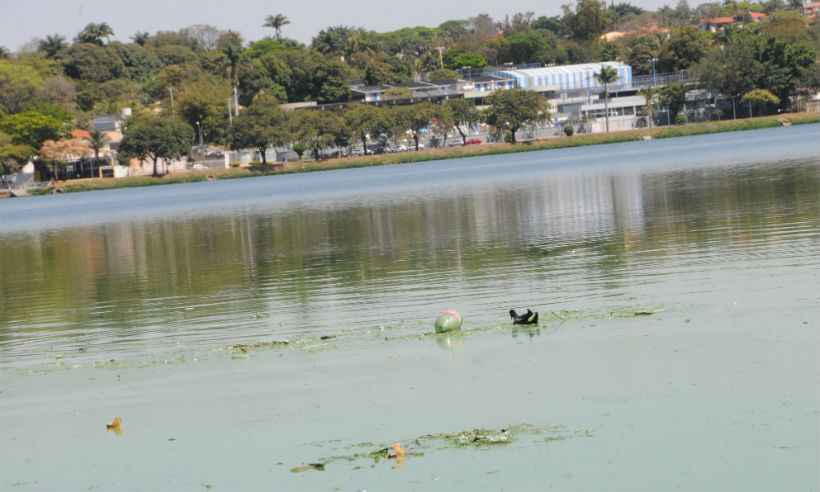 Limpeza da Lagoa da Pampulha será retomada após sete meses - Paulo Filgueiras /EM/D.A.Press