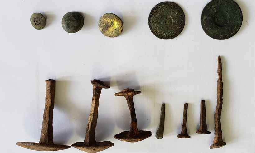 Peças arqueológicas podem ajudar a detalhar a última batalha da Revolução Liberal - MPMG/Divulgação