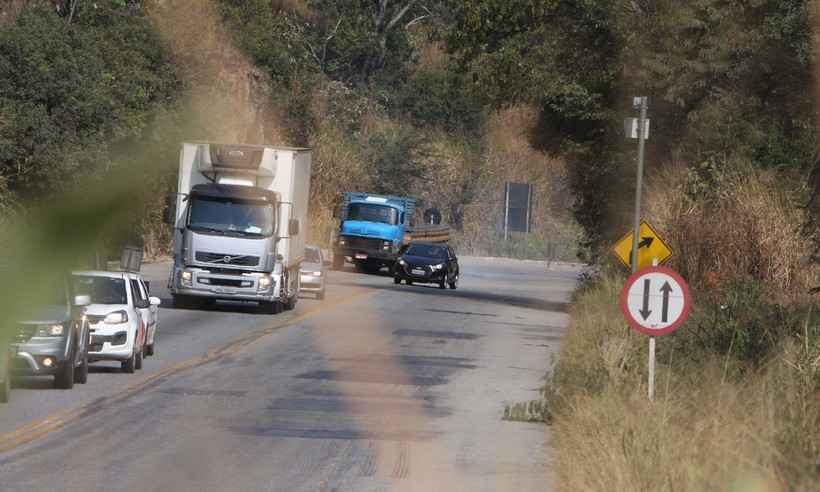 PRF reforça fiscalização nas estradas para feriado de Nossa Senhora Aparecida - Edésio Ferreira/EM/D.A PRESS - 03/08/2018