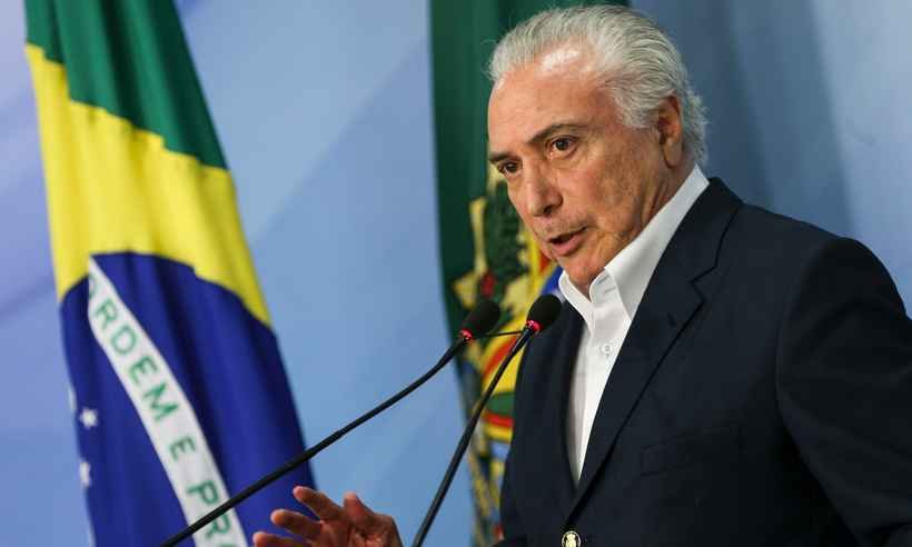 Temer diz que 'Graças a Deus' candidatos mudaram de ideia sobre nova Constituinte - Marcelo Camargo/Agência Brasil