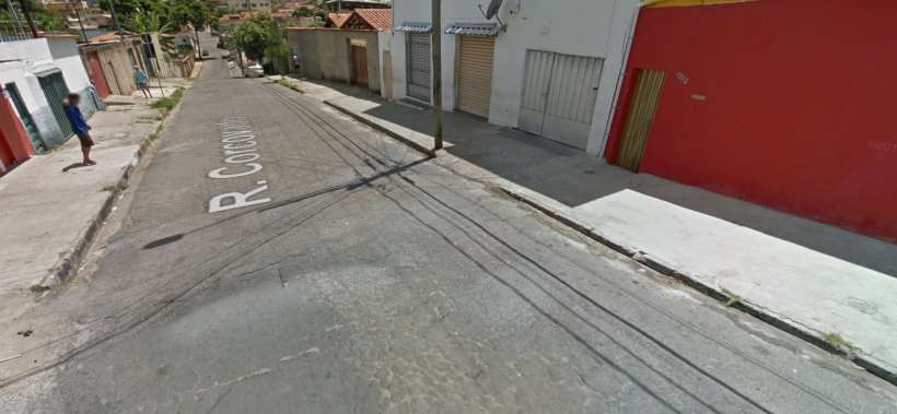 Adolescentes são detidos suspeitos de matar moradora de rua em BH - Google Street View/Reprodução