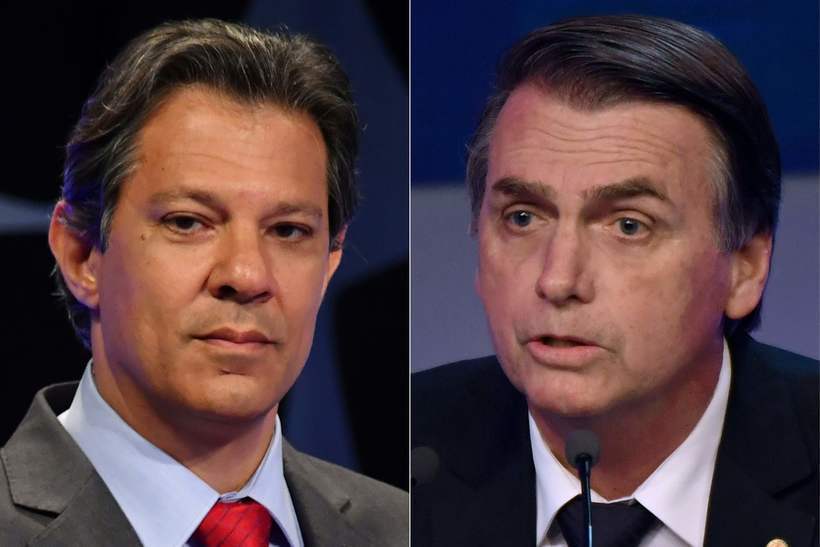 MDA/CNT: Bolsonaro, 56,8%; Haddad, 43,2% 