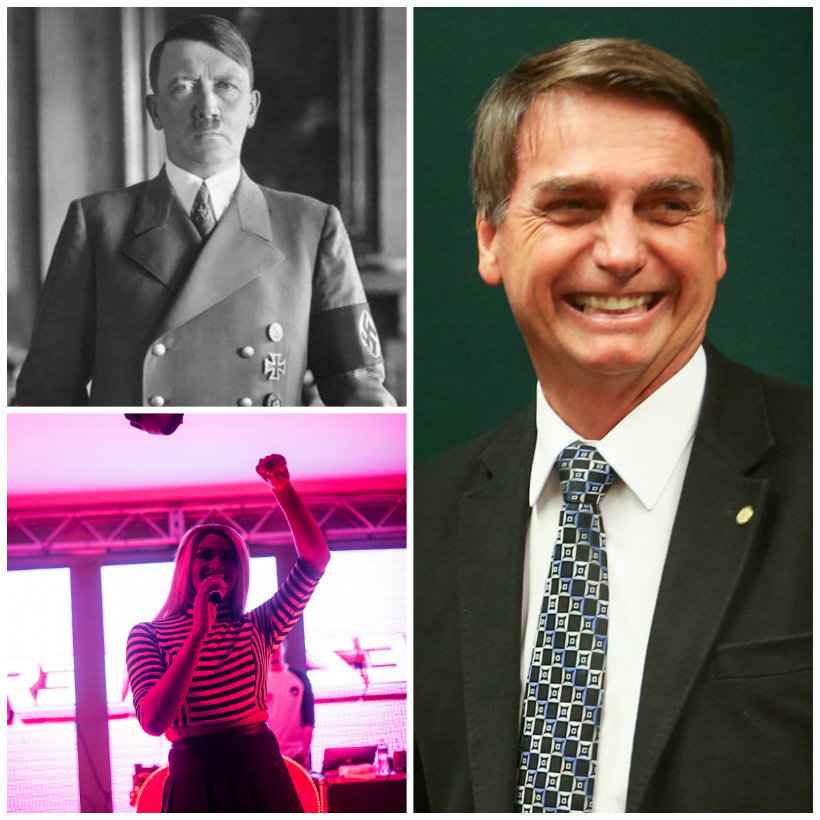 Hitler, Pablo Vittar e Bolsonaro: os assuntos mais comentados no dia da eleição - Reprodução/Internet