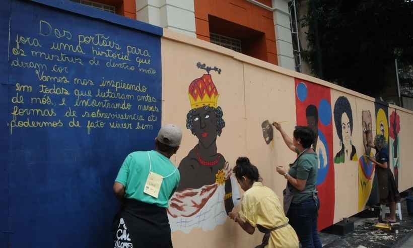 Mulheres negras são homenageadas em obras de revitalização no Circuito Liberdade - Paulo Filgueiras/EM/DA Press
