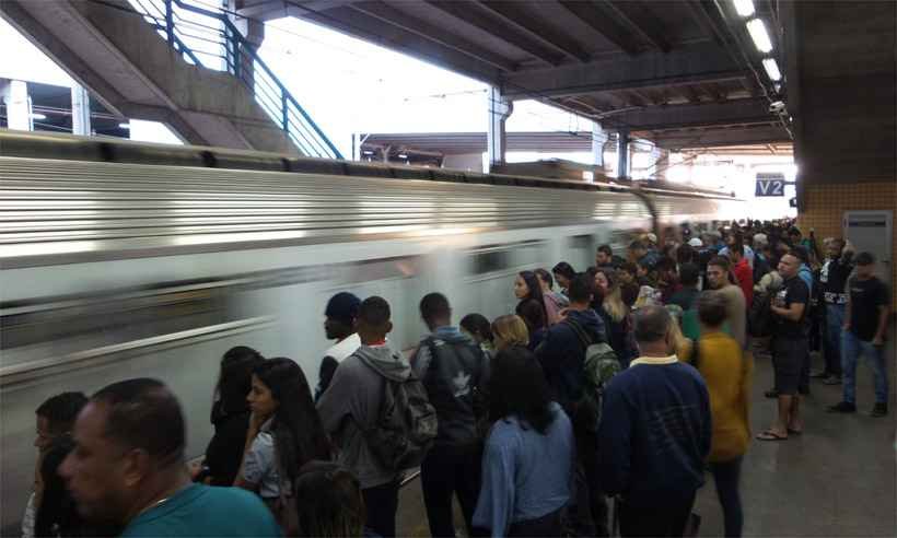 Tarifa do metrô de Belo Horizonte sobe para R$ 3,40 nesta quarta-feira  - Gladyston Rodrigues/EM/D.A Press - 01/10/2018